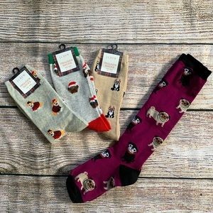 Lot of dog socks-J Crew